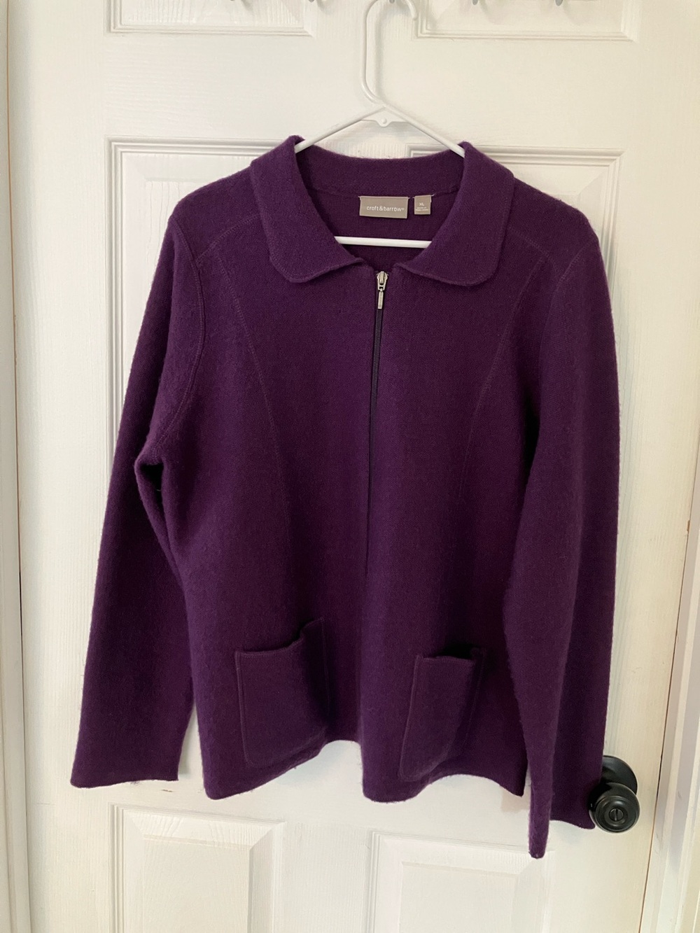 Coldwater Creek Women's Plum Zip Jacket